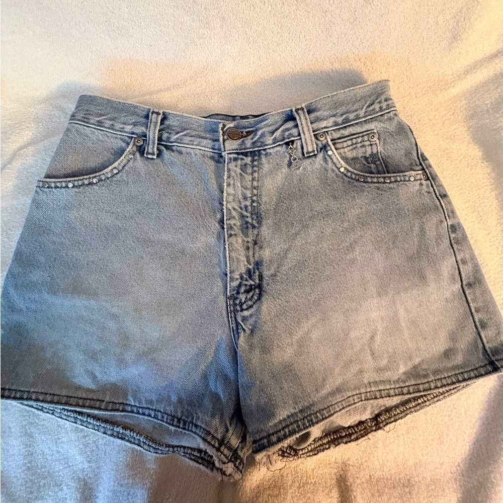 Harley-Davidson Blue Denim Women Shorts